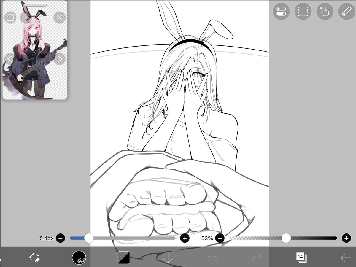 Toychloee's tweet photo. #callillust #wipart https://t.co/32XlHWkfyW