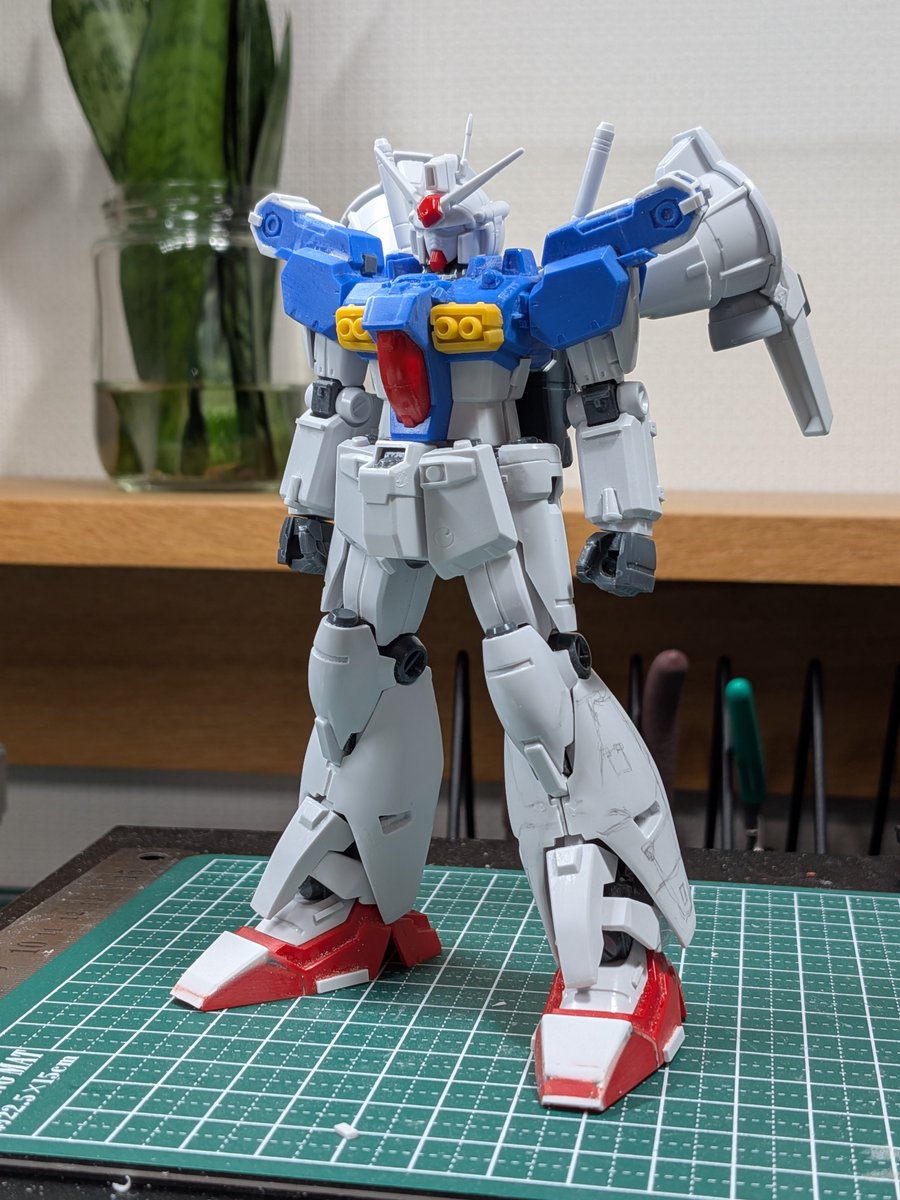 kin29morio's tweet photo. 今週はあまりプラモの時間が取れなかったけどバックパックに手を付け始めました。ビルダーズパーツのバーニアやジャンクパーツを使ってボリュームアップを考えています。
#ガンプラ
#GP01Fb https://t.co/wHTGPvmOXl