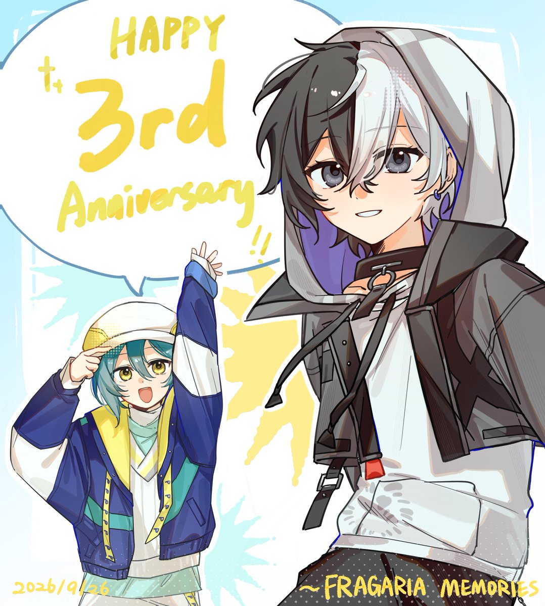 Hatttaaa_319's tweet photo. 3rd Anniversary Thank you！！🐣🐶 https://t.co/f4PwFeo38A