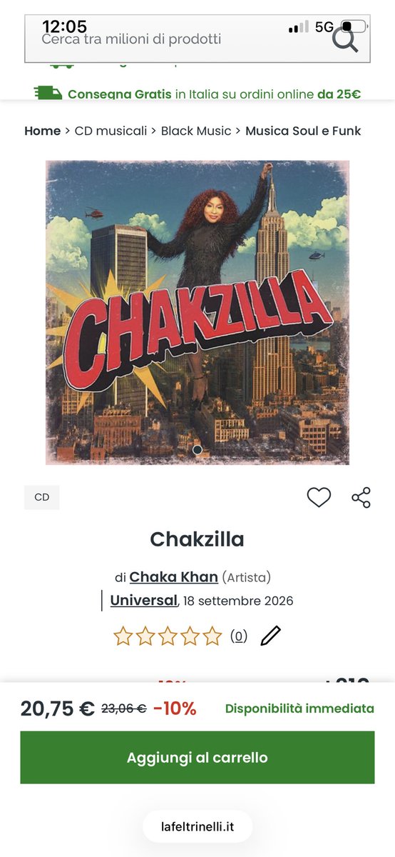 BLACKADAPROGRAM's tweet photo. Altro disco che va preso. #ChakaKhan https://t.co/dsXaqd9muX
