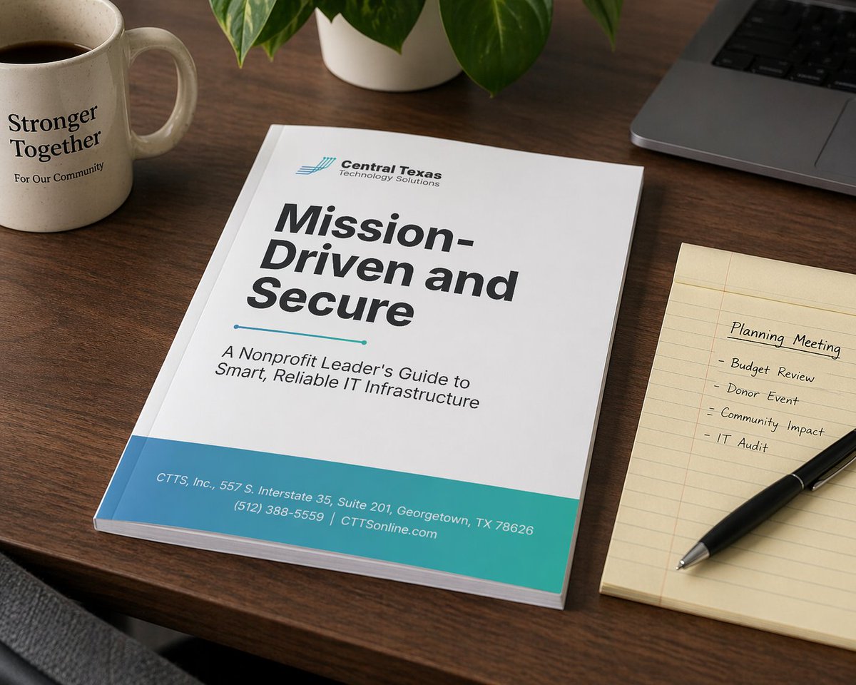 CTTSonline's tweet photo. 𝗣𝗿𝗼𝘁𝗲𝗰𝘁 𝗗𝗼𝗻𝗼𝗿 𝗧𝗿𝘂𝘀𝘁 𝗪𝗶𝘁𝗵 𝗦𝘁𝗿𝗼𝗻𝗴𝗲𝗿 𝗜𝗧

Get the guide, Mission-Driven and Secure today!
https://t.co/xkbUabYSHg

#CTTSonline #GeorgetownTX #RoundRockTX #AustinTX #NonprofitLeadership https://t.co/8c5ZamSfAQ