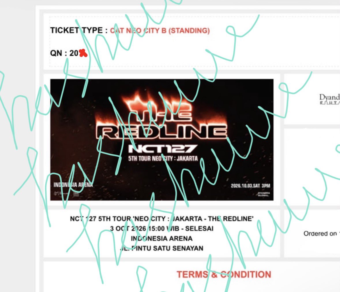 hashuuv's tweet photo. wts – want to sell tiket NCT 127 The Redline Jakarta

neo city B weverse presale
🎫 2 tiket QN 20x

• tiket atas nama pribadi
• full payment only
• terima tiket fisik
• high price

REAL WTS NO SCAM SCAM😭🙏🏻
DM yaa 📩 https://t.co/9EaFcibN1W