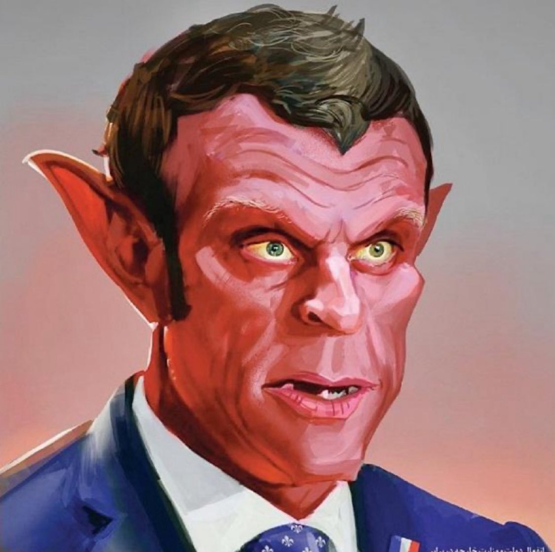 Asiatitude's tweet photo. Quand le Pape va jeter de l'eau bénite et que Macron va se transformer en ça now what ? https://t.co/h9RMN8tPOg