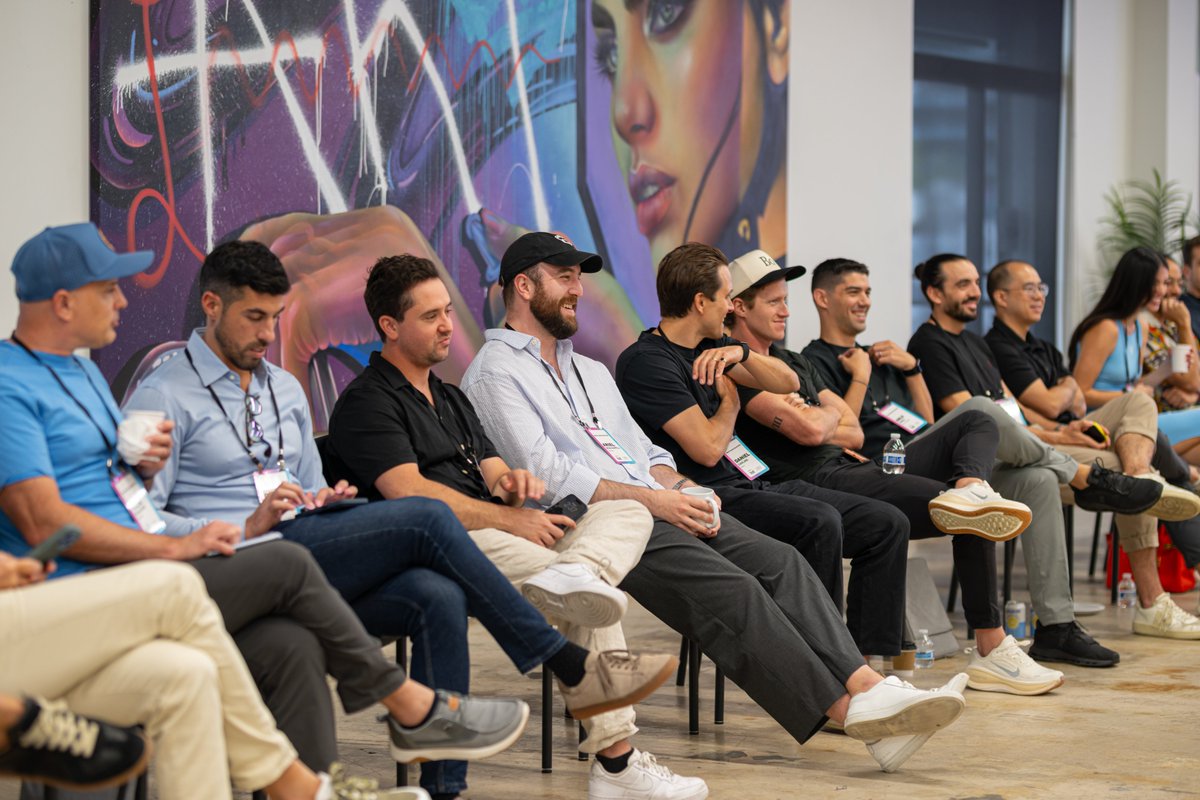 PascalUnger's tweet photo. Last week, we hosted the first Miami Founder Summit together with @thelabmiami.  

60 Miami-based, venture backed founders together in a room for an afternoon for amazing sessions and conversations led by @ClemDelangue, @nejatian & @BarrettLyon.  

It's amazing to see how many great people have moved / continue to move here. Now we just need them to update their LinkedIn to Miami too 😉.  

Thank you to those who came and to @ayalstern and the team at The LAB for being such great partners on this.

@focal_vc