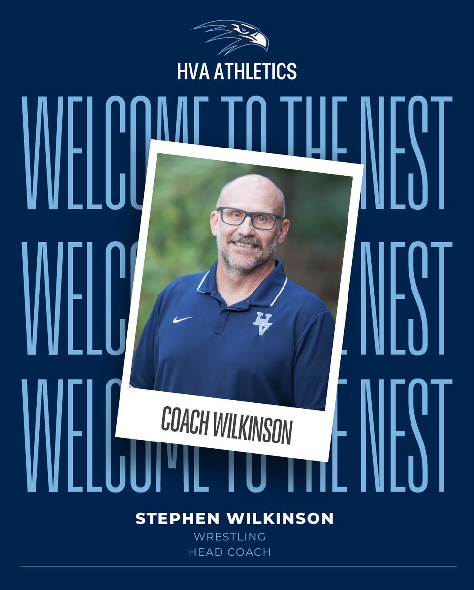 HVAAthletics's tweet photo. We are excited to promote Stephen Wilkinson as our new Head Boys’ and Girls’ Wrestling Coach!

He is being promoted to the head coach position after having been HVA’s assistant coach for the last several years! 

(See full post on Instagram!) https://t.co/qU1a91mwNe