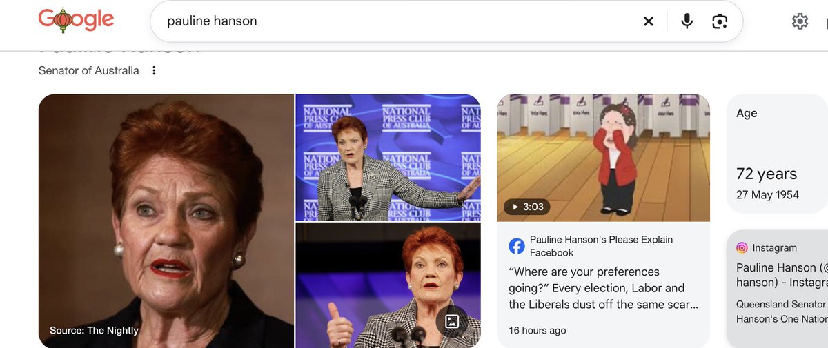 jeebweeza's tweet photo. pauline you're ancient pack it up 🫩 that'll make australia great again https://t.co/1Lope1JDLS