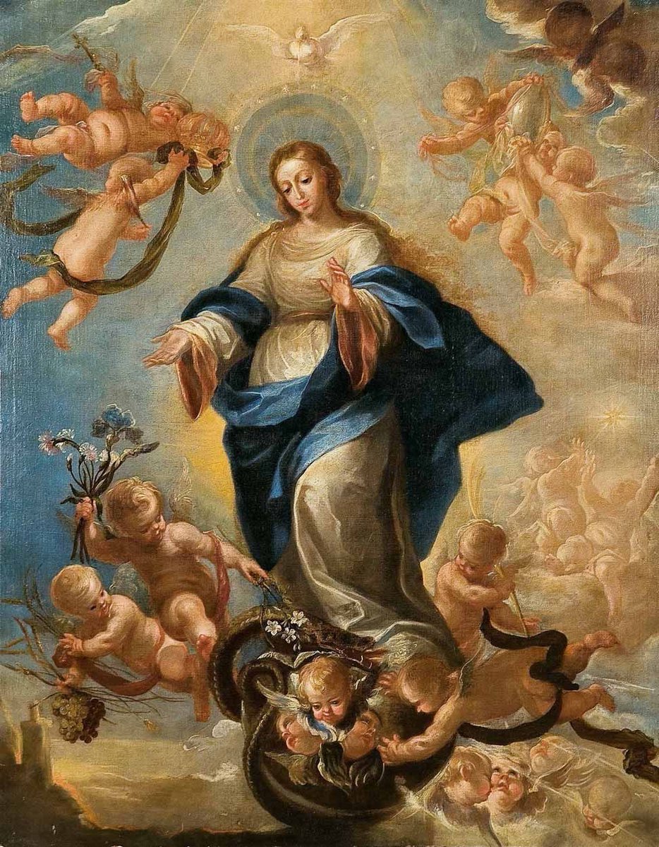 PrayTheRosary's tweet photo. Mary, Queen of Heaven, pray for us! https://t.co/cxEU9HeY7h
