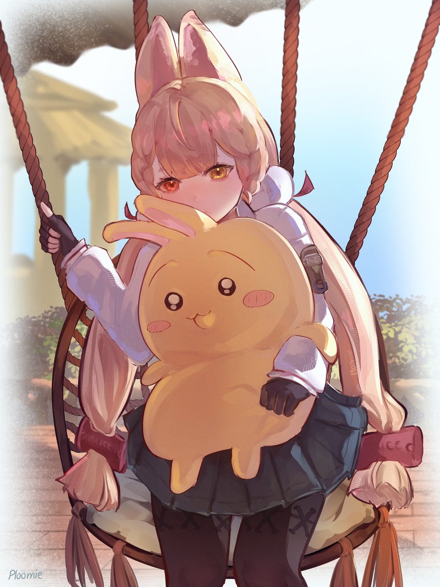 Ploomie's tweet photo. Alice with Usagi plush
#ゼンゼロㅤㅤ  #zzzeroㅤ https://t.co/xEQy1ZOV6O