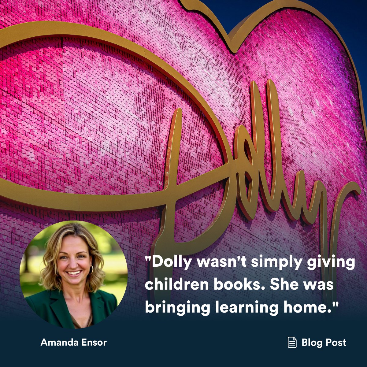 TalkingPointsEd's tweet photo. It's 9/25. Happy #DollyPartonDay! 📚 💫 💖

Dolly mailed books to kids with their own names on them because her dad never got the chance to learn to read. She knew families don't lack ability. They lack access.

Here's to bringing learning home, every day. https://t.co/c2wEskbm7d

#DollyPartonDay #EarlyLiteracy #FamilyEngagement