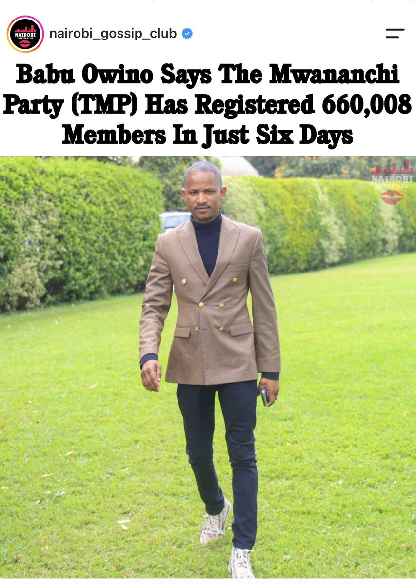 HonMosiria's tweet photo. Pure lie. By today at 2 PM, they had around 46K registered members, not 660K. If I am lying, let him go live on his Facebook and TikTok and open the ORPP portal so that we can all see the actual data from the Office of the Registrar of Political Parties (ORPP). Be truthful to Kenyans my good friend PR Za university acha !