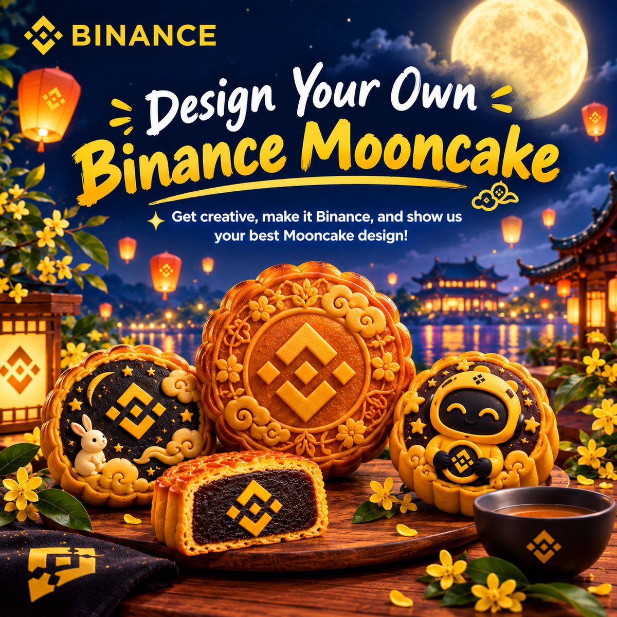 nlabrar's tweet photo. 🌕🥮 Celebrating the Mid-Autumn Festival with a @BinanceDesi twist!
This Binance-inspired Mooncake brings together creativity, tradition, and the spirit of the crypto community. 🟡✨ Wishing everyone a joyful Mid-Autumn Festival filled with happiness, togetherness, and bright new possibilities! 🏮🐇🌕
Happy Mid-Autumn Festival, Binance community! 🎉