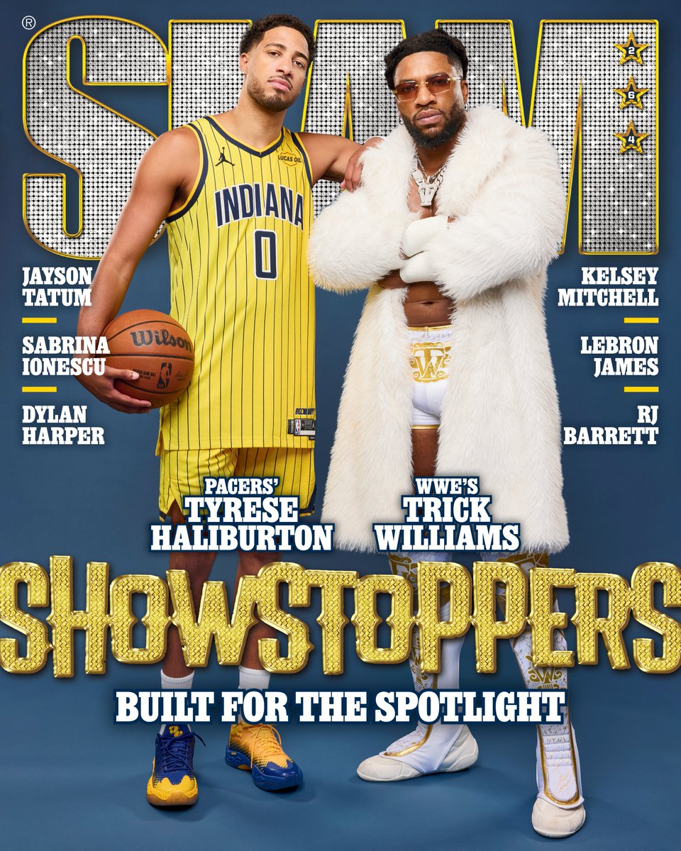 SLAMonline's tweet photo. Call them showstoppers, call them villains, just don't step into the ring with 'em when the lights are on. Plot twist: Tyrese Haliburton and Trick Williams star on the cover of SLAM 264.

⭐ https://t.co/aTy7A3hlwX https://t.co/pZNAb1bdiM