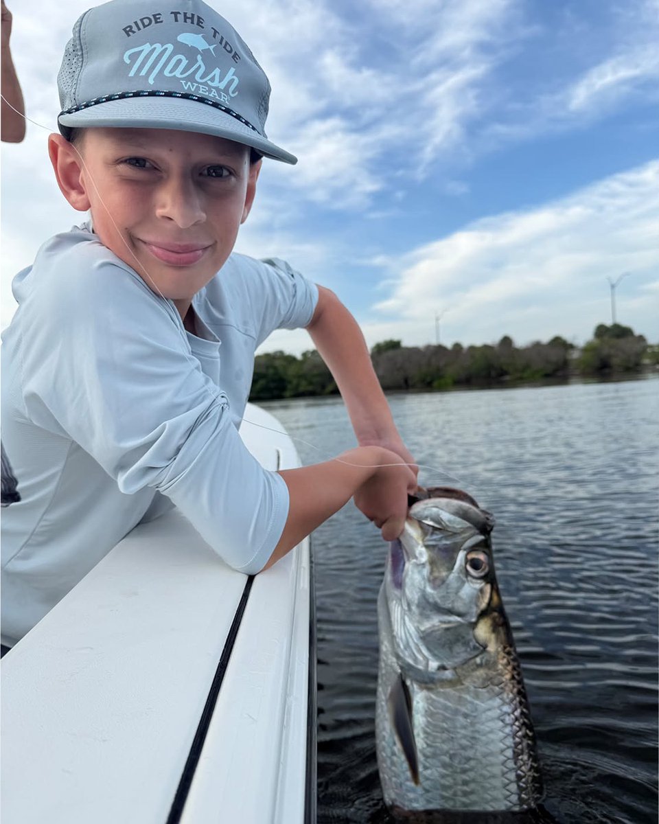 FL_Sportsman's tweet photo. Our Florida is back with Jude, a 6th Generation Floridian who knows how to slay fish! He learned from his grandfather and fishes from the Cape to the Everglades with his mom! He enjoys catching tarpon, peacock bass, largemouth, and red drum! #OurFlorida #Fishing #FloridaSportsman https://t.co/SNhPRfANMF