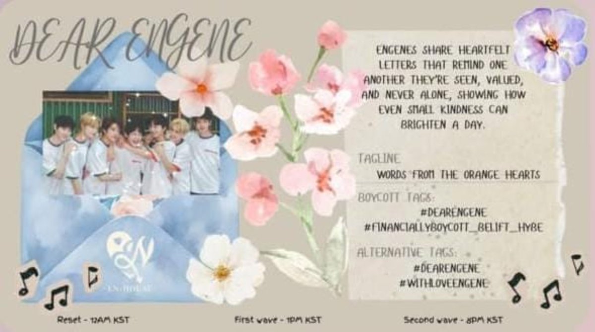 engenie_07's tweet photo. ENGENE share heartfelt letters that remind one another they’re seen, valued, and never alone, showing how even small kindness can brighten a day.

WORDS FROM THE ORANGE HEARTS 
#DearENGENE
#BoycottHYBE_Financially https://t.co/dCL2M0uyjL