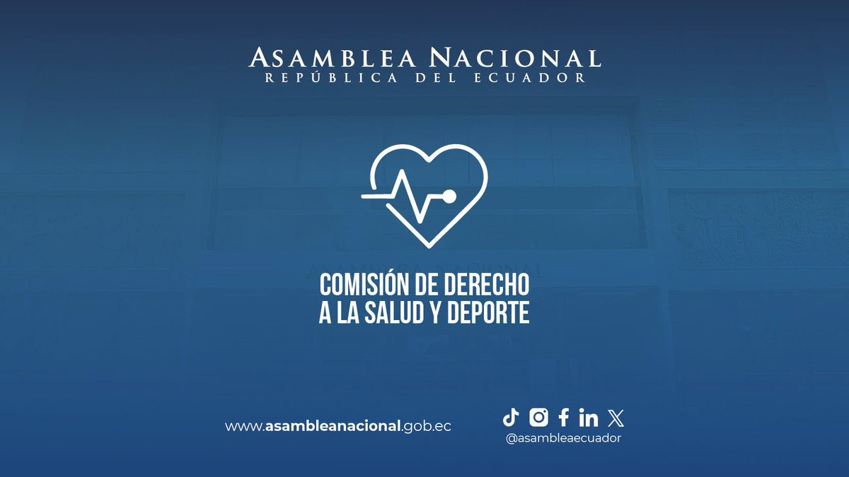 AsambleaEcuador's tweet photo. #ComisiónEnVivo | @DerechoSaludAN instala la sesión N.° 171. Avanza con el tratamiento de la tratamiento del Proyecto de Ley Orgánica de la Eutanasia. 

En vivo ▶️:  https://t.co/rv5lVjaW0x https://t.co/gnnXJiKf6m
