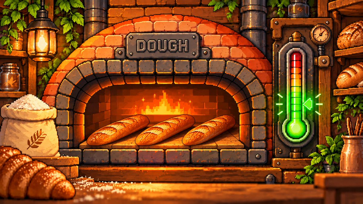 doughonchain's tweet photo. Somewhere between raw and on fire is where good bakers live. https://t.co/XJGnn0br7m
