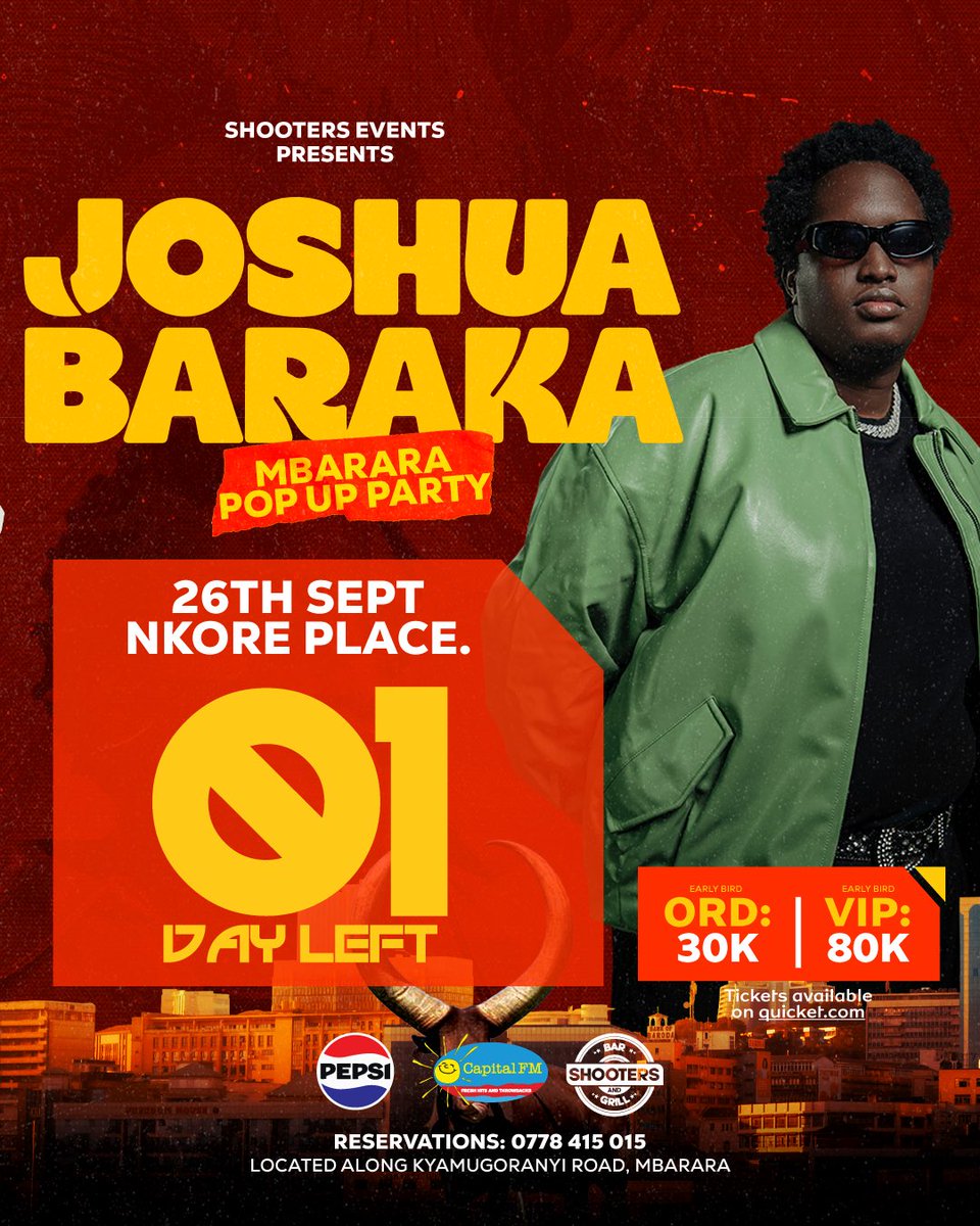 djspinnyug's tweet photo. Just few hours to go 🔥

Mbarara, let’s enjoy the weekend together. https://t.co/FxBGa6hVtQ