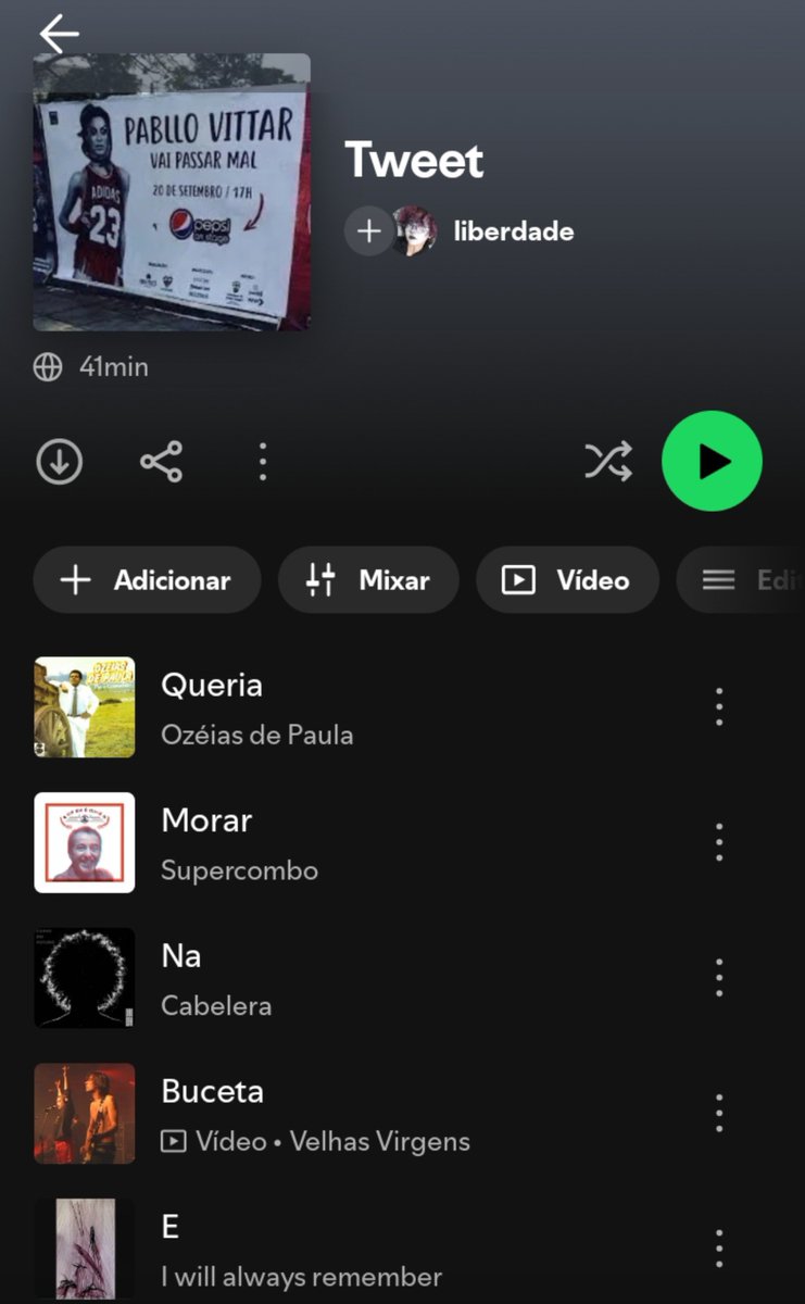 viadoliberdade's tweet photo. Eu tentando entrar pra trend d fzr tweet no spotify: https://t.co/CF60h7X9QK