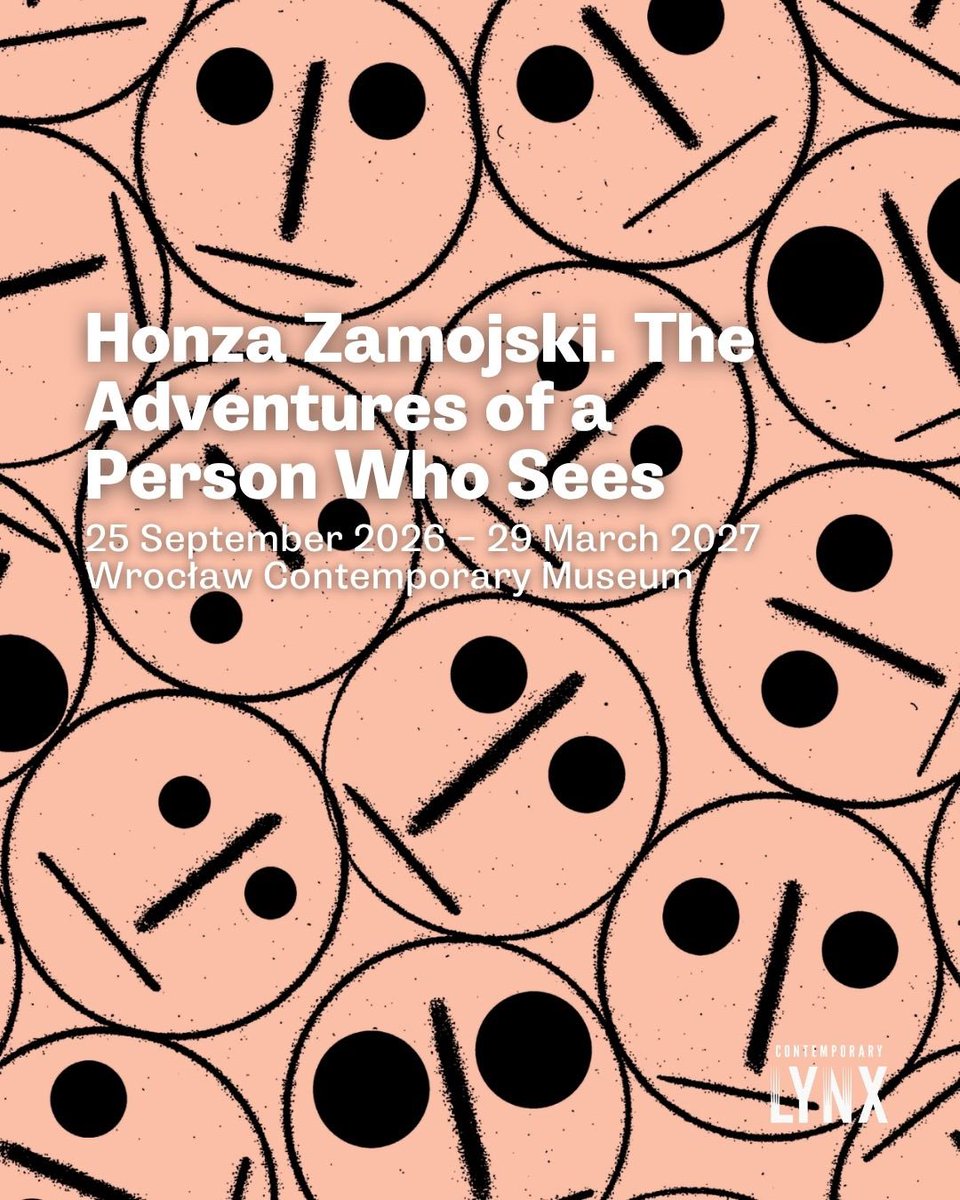 Lynx_art's tweet photo. 'The Adventures of a Person Who Sees' at Wrocław Contemporary Museum translates Honza Zamojski’s visual lexicon into a spatial narrative, using the museum’s architecture to recreate the structure of a book.

📅 25.09.2026–29.03.2027
📍 Wrocław, Poland https://t.co/2XVJYoItFo