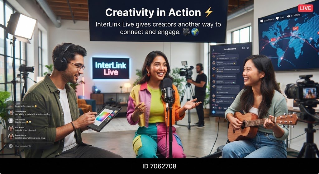 jacquesangaeu's tweet photo. Creativity in Action ⚡
InterLink Live gives creators another way to connect and engage. 🎥🌍
#InterLink #ITLG #ITL https://t.co/irti5SXao6