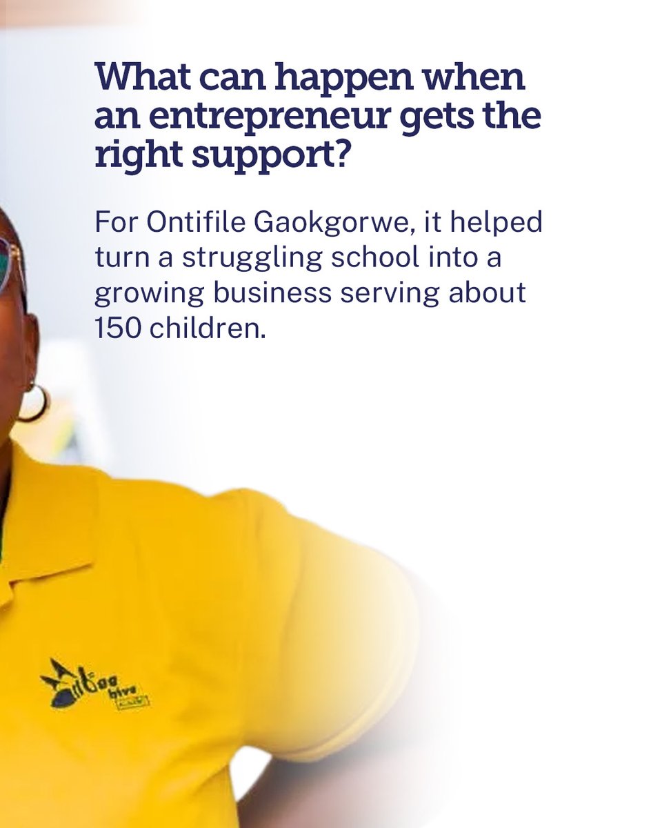 TechnoServe's tweet photo. Her school was growing. Her financing wasn't.
New business skills changed that. A P900,000 loan. A building of her own. 150 students strong.

Swipe through for the story 👇 https://t.co/J6qjCJtaze