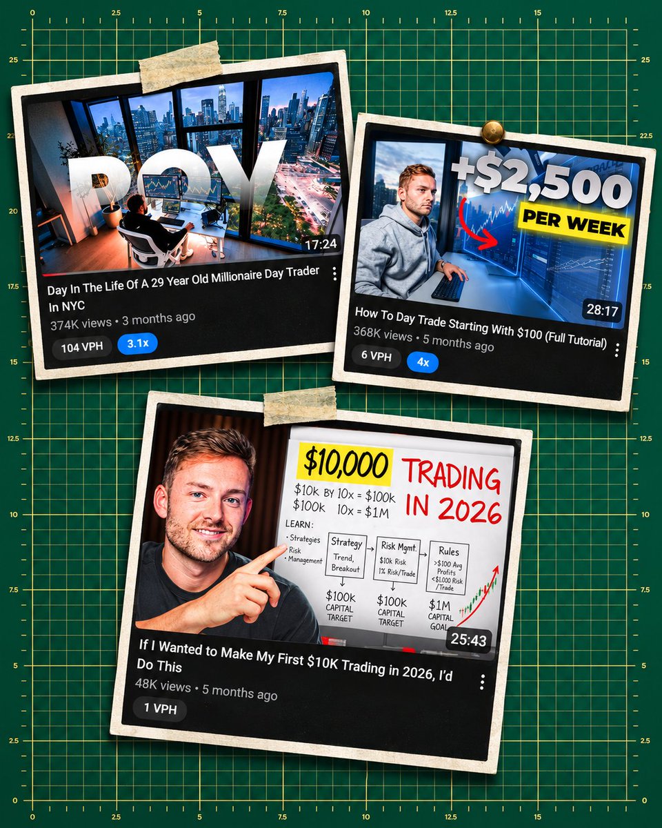 BenichouAnas's tweet photo. A few thumbnails I designed for Craig Percoco (1.36M subscribers).

Different concepts. Different visual approaches. Same goal make people stop scrolling.

Which one catches your attention first? 👀 https://t.co/SwcU02xQAp