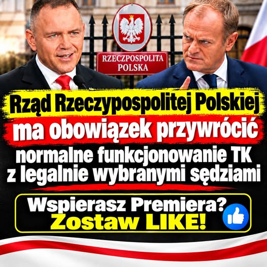 jan09235696's tweet photo. Czy Koalicja, ma nadal respektować prawo PiSmafii niezgodne z Polską Konstytucją i Prawem Europejskim?.
Wyborcy mówią...
DOŚĆ!!!
Macie obowiązek przywrócić TK Narodowi Polskiemu. https://t.co/55cr1AuZWH