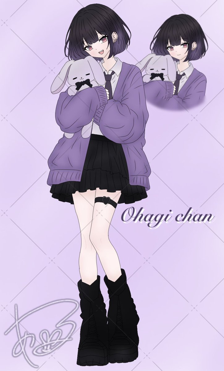 ar_ooO_as's tweet photo. おはぎちゃん꒰  #jam729_9  ꒱の
新立ち絵担当させて頂きました~💜🍚🫧

わたしの嫁です(？) https://t.co/D82tVE7mGC