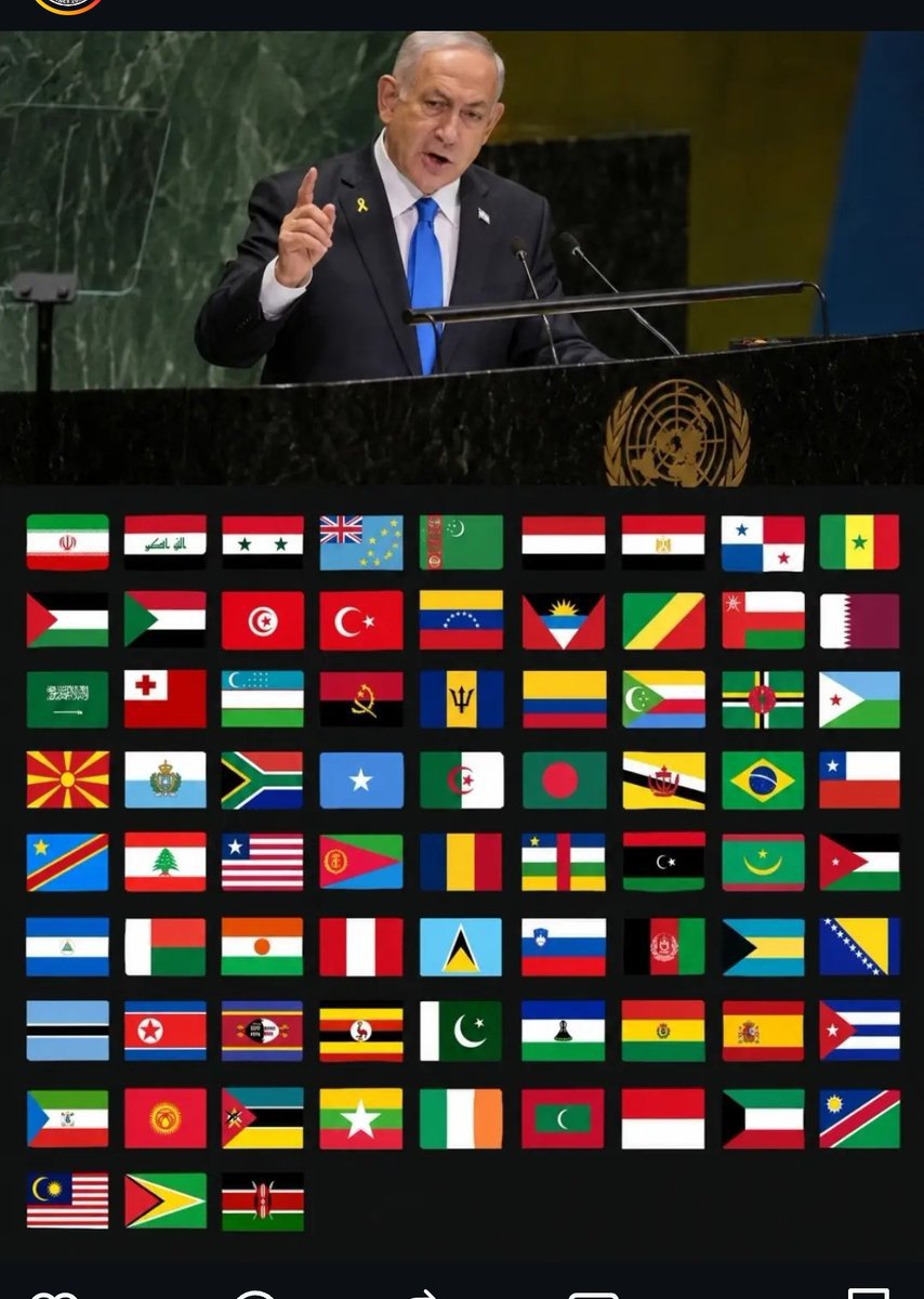 MelGibsonxvyv's tweet photo. The 75 countries that withdrew at the hour when the genocidaire spoke https://t.co/Z0Ufa194bP