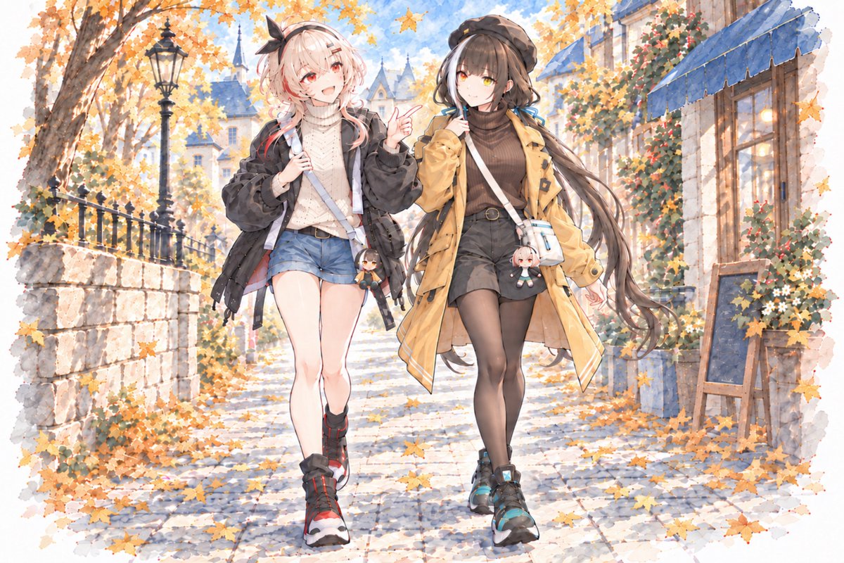 MikeNekoIT0521's tweet photo. ソップとロベラ
休日のショッピング🍁
#ドルフロ２ #GirlsFrontline2Exilium https://t.co/yzogzvIdQT
