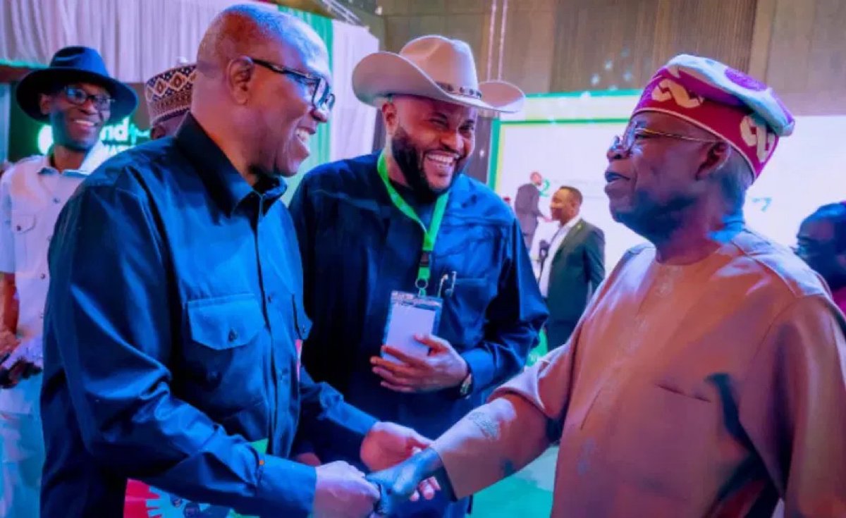 yabaleftonline's tweet photo. Tinubu has my respect, I’ll never abuse him  —  Peter Obi. https://t.co/kI9MVLr2cC