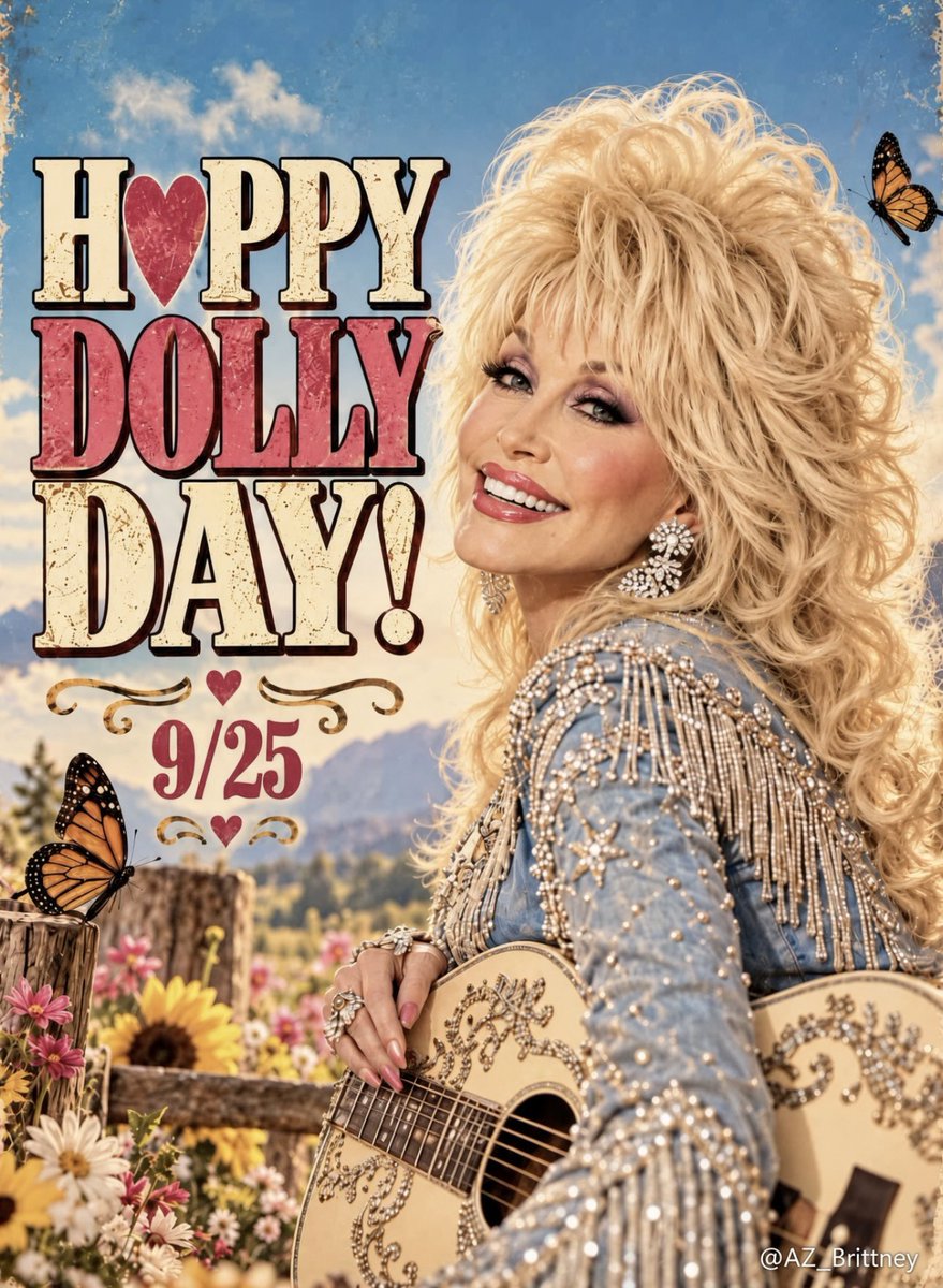 AZ_Brittney's tweet photo. It’s Dolly Parton Day 9/25

We will always love you Dolly 🩷 https://t.co/tuS2C5BNtm