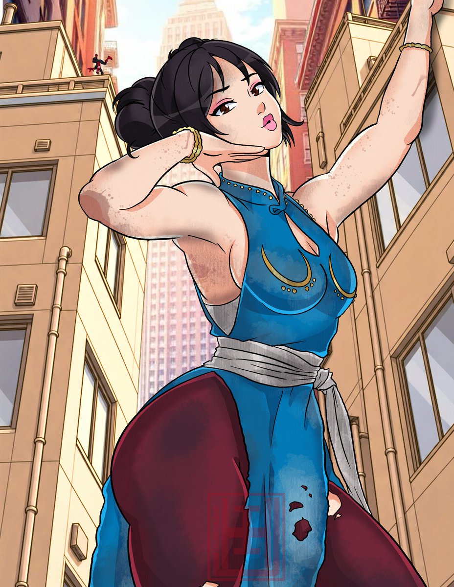 InchHighjedi's tweet photo. Chunzilla 

#fanart #Streetfighter https://t.co/U8ggbTIxj2