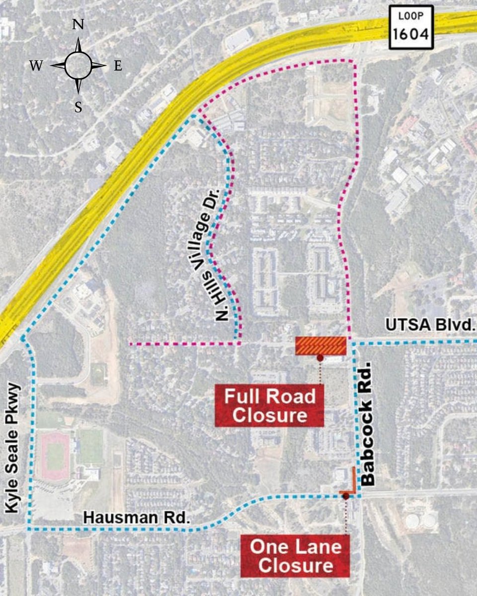 UTSA_Police's tweet photo. Hello Runners, here is a Babcock Road traffic update.

Starting 9/24/26, Contractors will work on Babcock Rd., with road and lane closures at the UTSA Blvd. &amp; Hausman intersections.

For more information visit: https://t.co/RS8qEVcDCc https://t.co/0Sz08rX8No