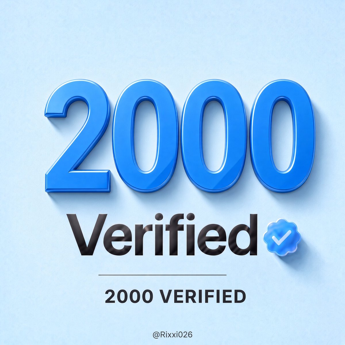 Rixxi026's tweet photo. Need 2000+ verified followers?

Just type a “ hello ” below 👋

We boost your account here 👇🔔 https://t.co/3WwVJwtchC
