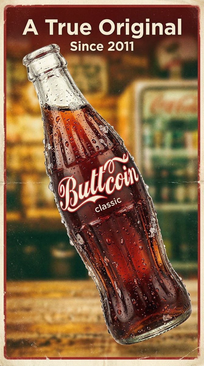 ButtCoin's tweet photo. Reach for the original. 
Reach for $Buttcoin. https://t.co/wRGISePqpA