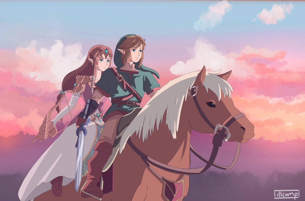 illcamp666's tweet photo. some twilight princess zelink drawings the most canon couple ever 

#zelda #twilightprincess https://t.co/ZdRf0DKIo8