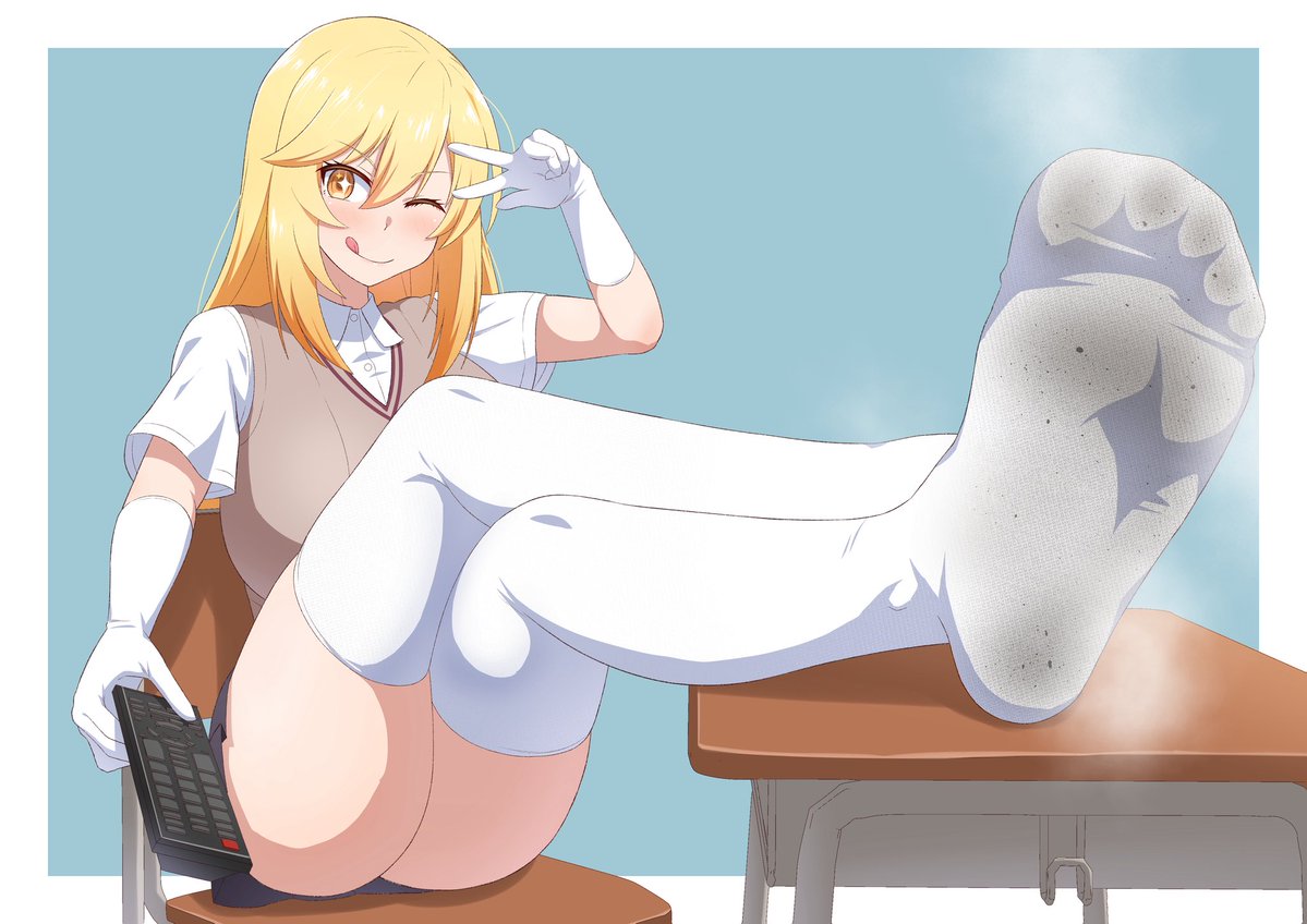 Rosette2dfd's tweet photo. Something wrong teacher? You’ve been staring at my feet for a while now~

Oh no don’t apologize 💕 if you like then I’m more than willing to smother you with them… if you bump my grade up~ 

Really, you will? Thanks so much~ 

Now lie down perv. 

#2dfd #findom https://t.co/zRMzIDqy8v