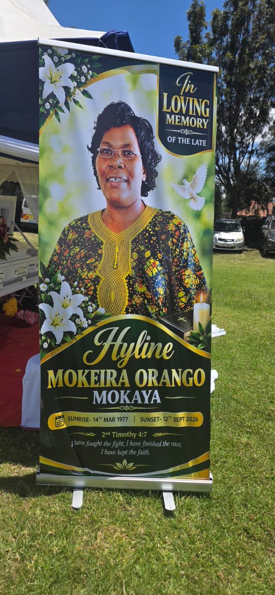 shadrack_mose's tweet photo. Today, I joined my cousin, Dr. Patrick Ogeto Mokaya, his sons Joe and Jeff and the entire family at their Ngata Farm in Nakuru to mourn the passing of their beloved wife and mother, Hyline Mokeira Orango Mokaya. 

Losing a loved one is a pain that words can never fully express. Hyline’s departure has left a deep void in our family.

My wife, Sarah, my father, Chrisantus Mose, the entire Amwata family and the people of the great Kitutu Masaba Constituency in Nyamira County, join me in conveying our deepest condolences to the entire Mokaya family during this difficult time. May God grant you strength and comfort you during this difficult season. May the memories of Hyline’s love, kindness and the life she shared with you continue to sustain you in the days ahead.

Rest in eternal peace, Hyline. Your memory will forever live on in our hearts.

Till we meet again. 🕊️