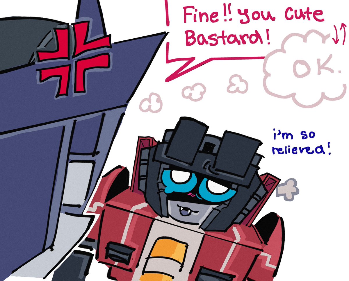 sounstarr's tweet photo. This AU again,
#soundstar #starscream #soundwave https://t.co/4A2BYwOkuY