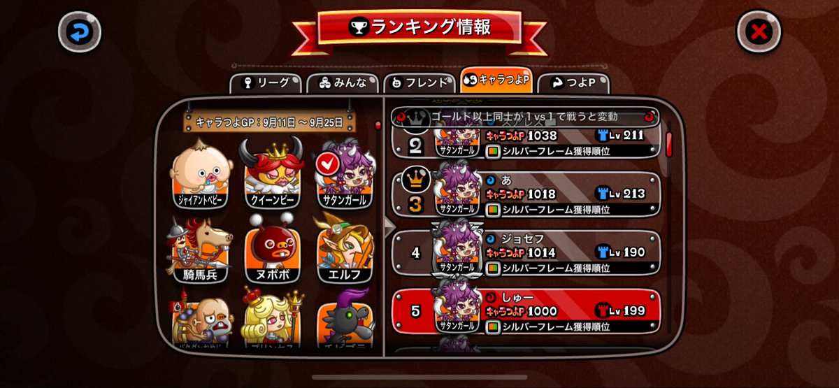 G0qoT's tweet photo. ３つ銀フレ！！！
2キャラ1000越えたの嬉しいし、サタガ最終日の２〜3時間で1000着地はマジで上がった！！
つよpも安定しててほぼランカーだったし成長した気がした！！！！！！！
お疲れ様でした！！！！！！！！！！！！！！！！！ https://t.co/uQXSGdjtfb