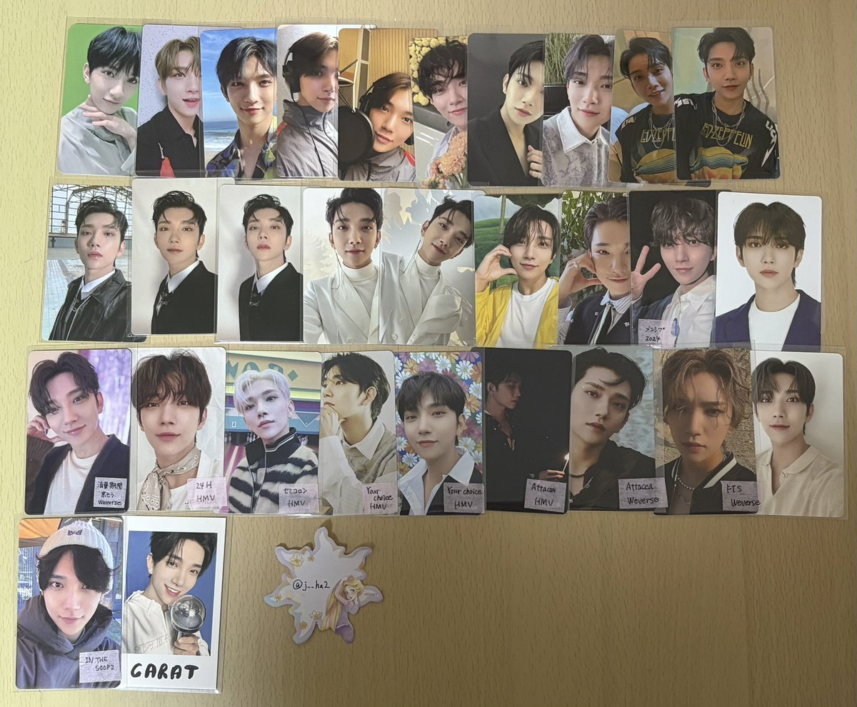 j__ha2's tweet photo. SEVENTEEN セブチ 交換 トレカ 過去
特典

譲 画像 ジョシュア
求 ジョンハン

ものにより比率違い可能です◎

郵送📮 or 名古屋手渡し
お気軽にお声かけください𝜗𝜚 https://t.co/8JCkAmagCV