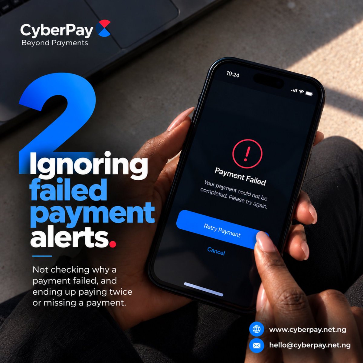 CyberPaynaija's tweet photo. Everyone gets excited when the monthly credit alert hits.
Bills to pay, things to buy...that fancy thing you've been eyeing for weeks...but wait. Scammers know this is salary week, too. https://t.co/ajXDXvTz3F