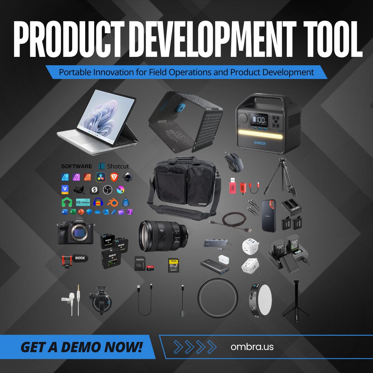 OMBRA_LLC's tweet photo. Power Your Operations with PDT⚙️
The Product Development Tool, an IWEK-D breakout kit, combines secure data transfer, advanced imaging, and onboard computing in one portable system.
Looking for a custom setup? Get a quote today👇
🔗https://t.co/A7FFDhKkx5
#PDT #Ombra https://t.co/OdB0k2ENwk