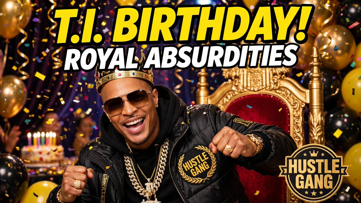 SlotePerron's tweet photo. T.I. Birthday ๐๐๐๐๐ฅณ๐๐๐๐ญ๐ฌ
#TI #HustleGang #King #Major #Domani #Tiny https://t.co/HX644PvJlg