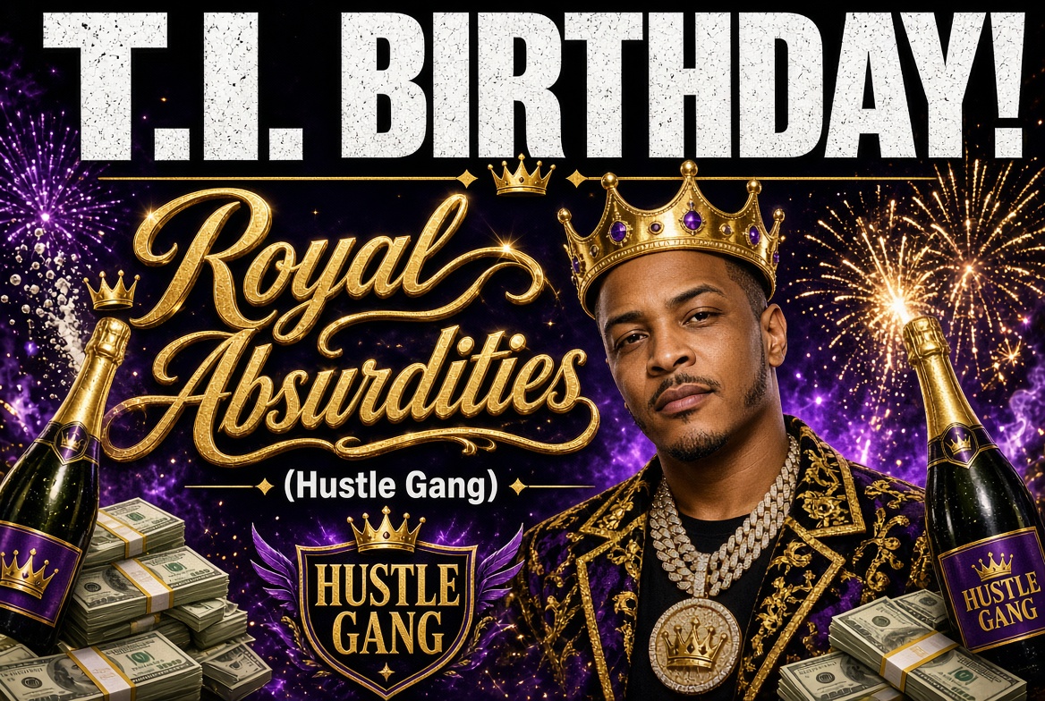 SlotePerron's tweet photo. T.I. Birthday ๐๐๐๐๐ฅณ๐๐๐๐ญ๐ฌ
#TI #HustleGang #King #Major #Domani #Tiny https://t.co/HX644PvJlg