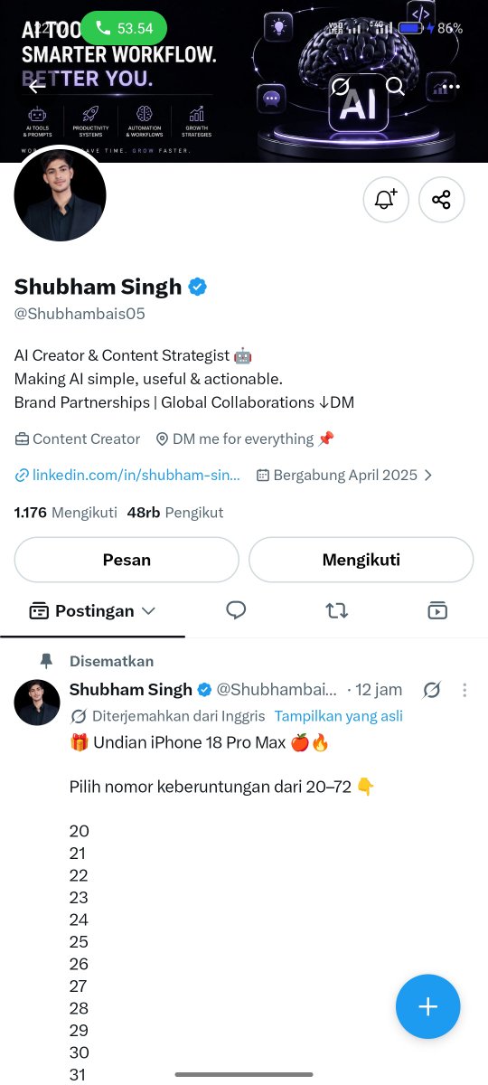 Diah_Asliani's tweet photo. @Shubhambais05 27 https://t.co/de25JVklYv