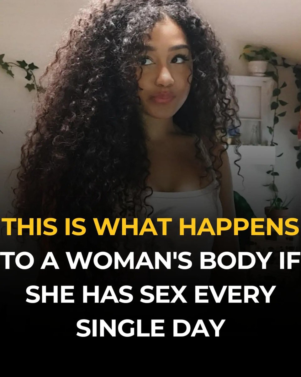 TitanTactics_'s tweet photo. THIS IS WHAT HAPPENS TO A WOMAN'S BODY IF SHE HAS SEX EVERY SINGLE DAY https://t.co/TD4WXxoZKa