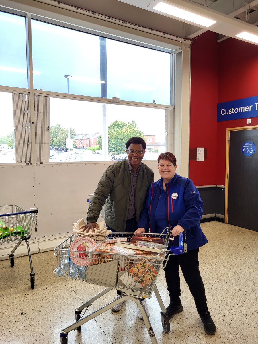 roseknipe's tweet photo. A donation of tableware and other items for Reflecteen cultural heritage food festival from Tesco Failsworth in the community https://t.co/g9EvNupSTv