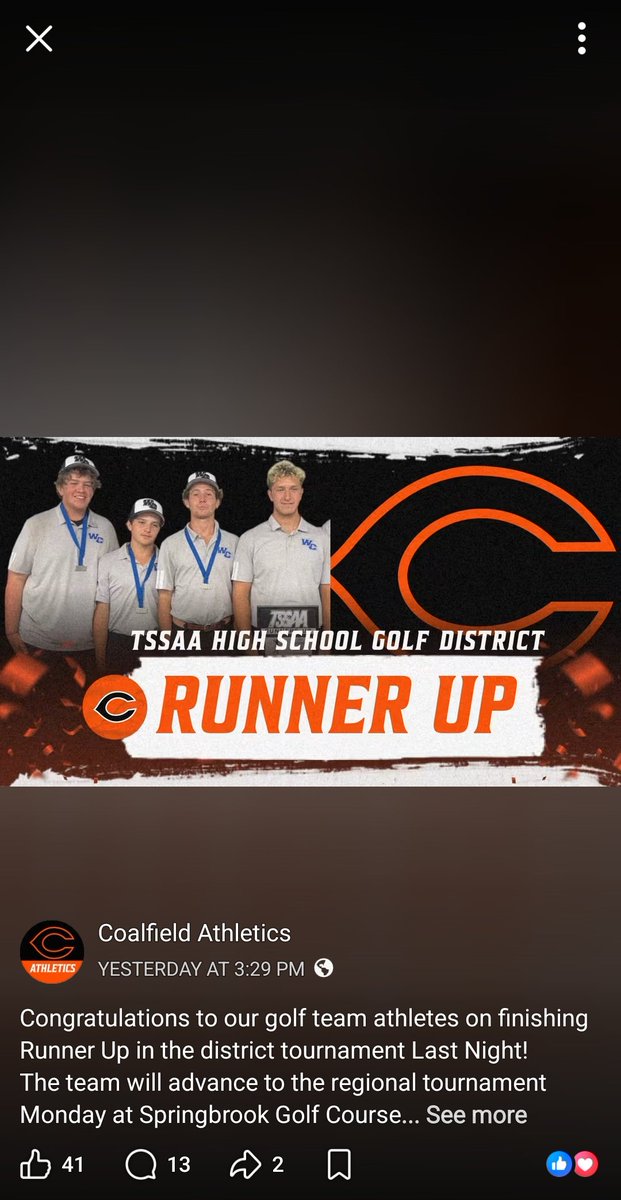 CoalfieldBaseb1's tweet photo. Congratulations to our baseball dudes,  @nnewyorkk10 and Knox Pemberton. They co-op with Wartburg High School. https://t.co/A2DS6utNQl